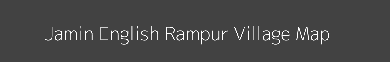 Map of Jamin English Rampur Village in Uttar Pradesh Image