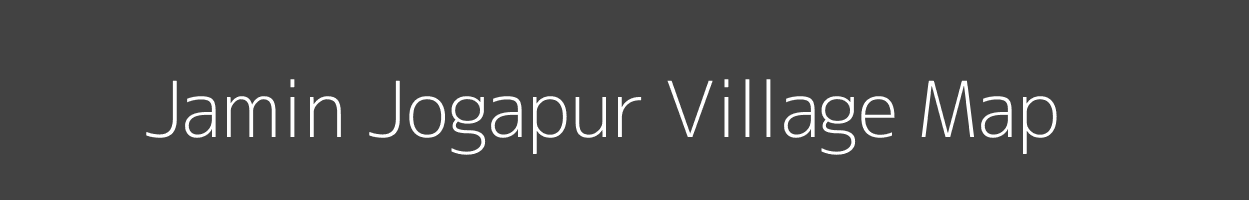 Map of Jamin Jogapur Village in Uttar Pradesh Image