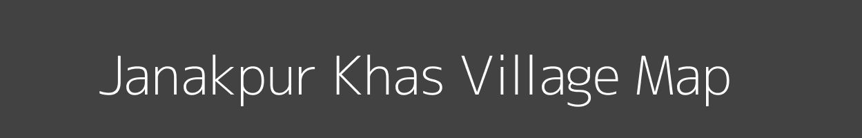 Map of Janakpur Khas Village in Madhya Pradesh Image