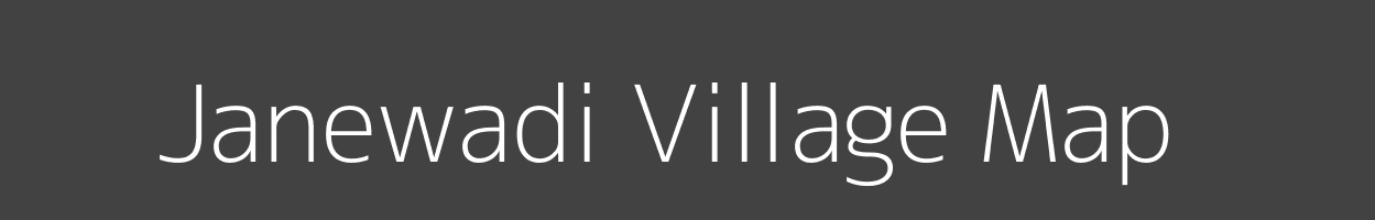 Map of Janewadi Village in Karnataka Image