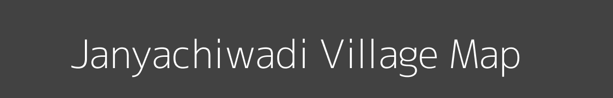 Map of Janyachiwadi Village in Maharashtra Image