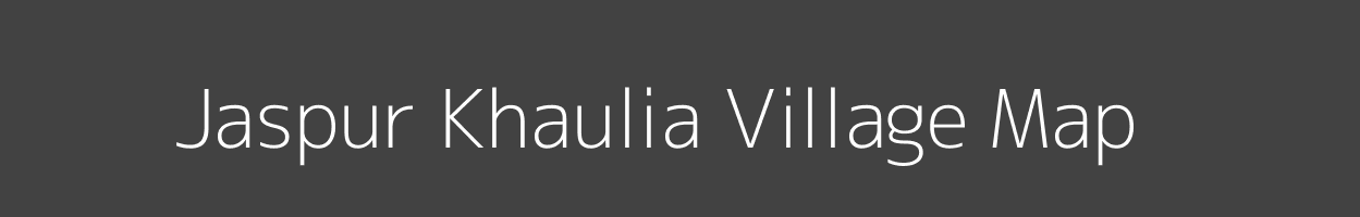 Map of Jaspur Khaulia Village in Uttarakhand Image