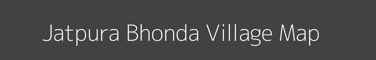 Map of Jatpura Bhonda Village in Uttar Pradesh Image