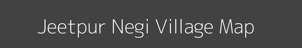 Map of Jeetpur Negi Village in Uttarakhand Image