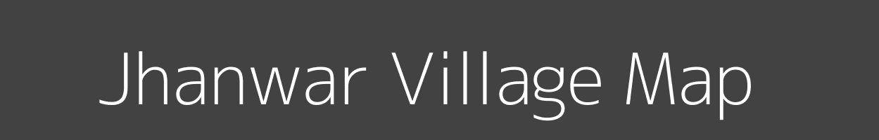 Map of Jhanwar Village in Rajasthan Image