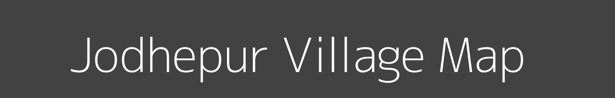 Map of Jodhepur Village in Uttar Pradesh Image