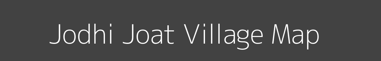 Map of Jodhi Joat Village in Uttar Pradesh Image