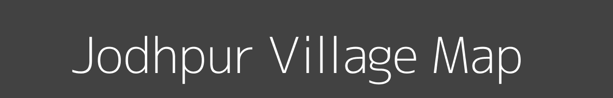 Map of Jodhpur Village in Madhya Pradesh Image