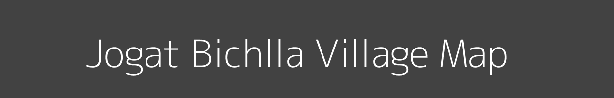 Map of Jogat Bichlla Village in Uttarakhand Image