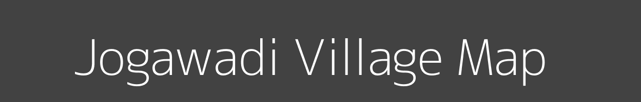 Map of Jogawadi Village in Maharashtra Image