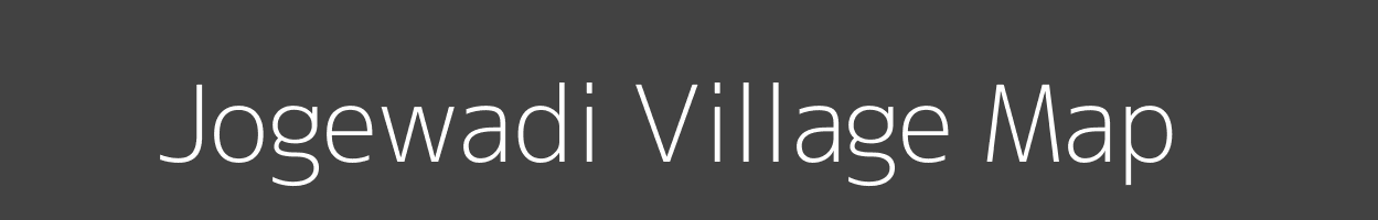 Map of Jogewadi Village in Maharashtra Image