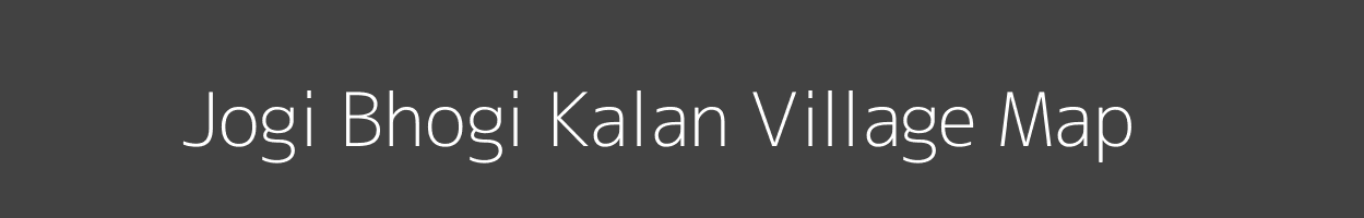 Map of Jogi Bhogi Kalan Village in Uttar Pradesh Image