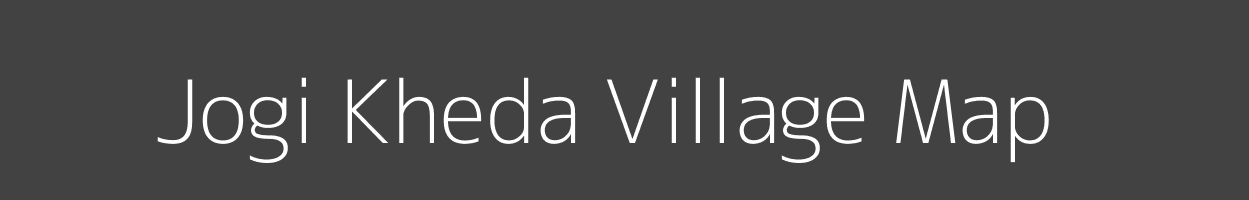 Map of Jogi Kheda Village in Madhya Pradesh Image