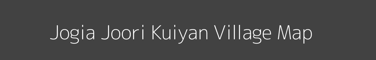 Map of Jogia Joori Kuiyan Village in Uttar Pradesh Image