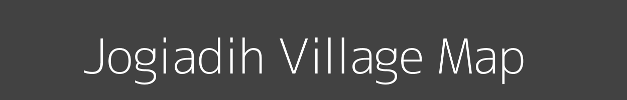 Map of Jogiadih Village in Uttar Pradesh Image