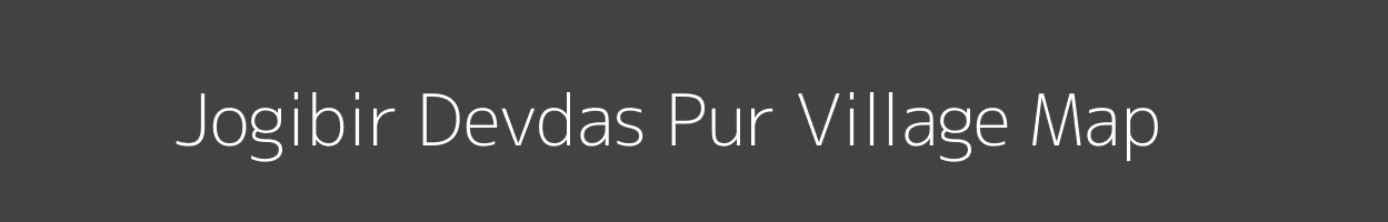 Map of Jogibir Devdas Pur Village in Uttar Pradesh Image