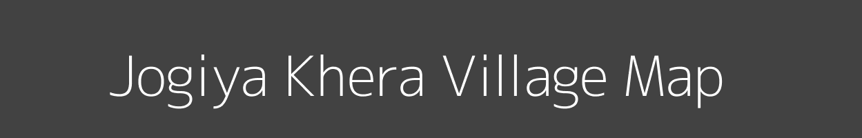 Map of Jogiya Khera Village in Uttar Pradesh Image