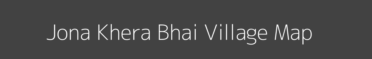Map of Jona Khera Bhai Village in Rajasthan Image