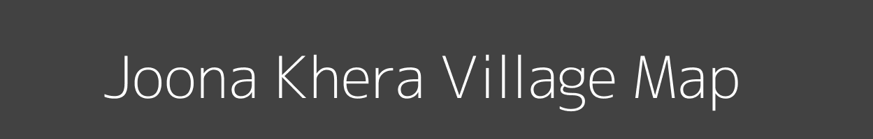 Map of Joona Khera Village in Rajasthan Image