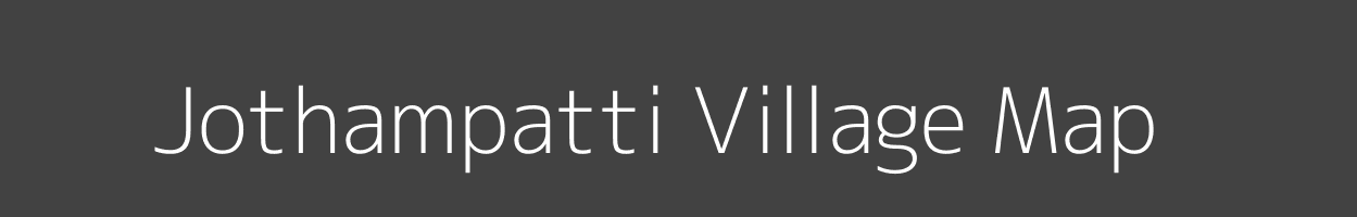 Map of Jothampatti Village in Tamil Nadu Image