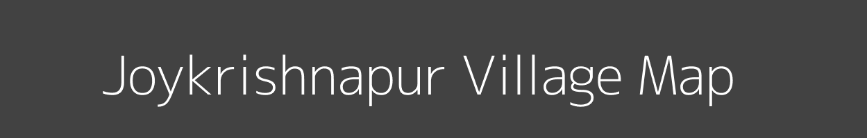 Map of Joykrishnapur Village in West Bengal Image