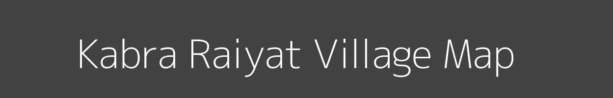 Map of Kabra Raiyat Village in Madhya Pradesh Image