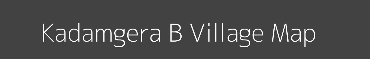 Map of Kadamgera B Village in Karnataka Image