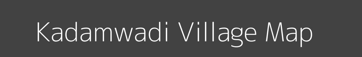 Map of Kadamwadi Village in Maharashtra Image