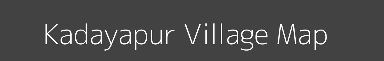 Map of Kadayapur Village in Karnataka Image