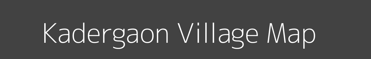 Map of Kadergaon Village in Uttar Pradesh Image