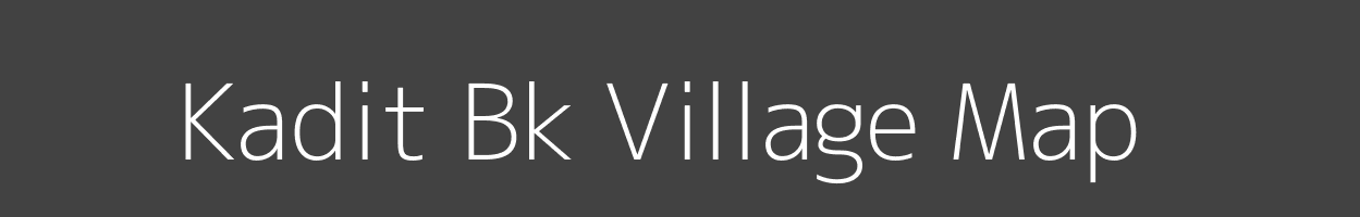 Map of Kadit Bk Village in Maharashtra Image