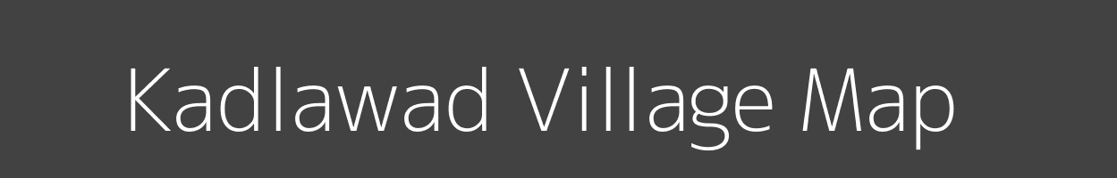 Map of Kadlawad Village in Madhya Pradesh Image