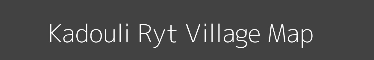 Map of Kadouli Ryt Village in Madhya Pradesh Image