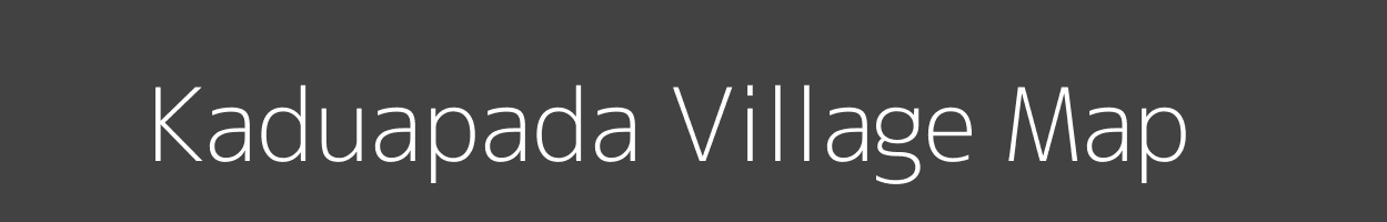 Map of Kaduapada Village in Odisha Image