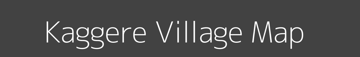 Map of Kaggere Village in Karnataka Image