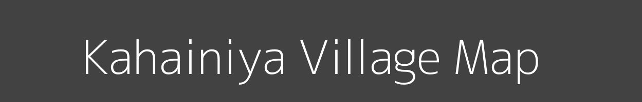 Map of Kahainiya Village in Uttar Pradesh Image