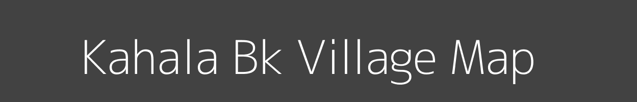 Map of Kahala Bk Village in Maharashtra Image