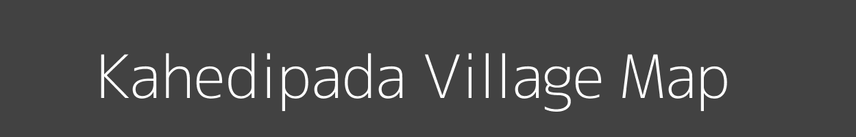 Map of Kahedipada Village in Madhya Pradesh Image