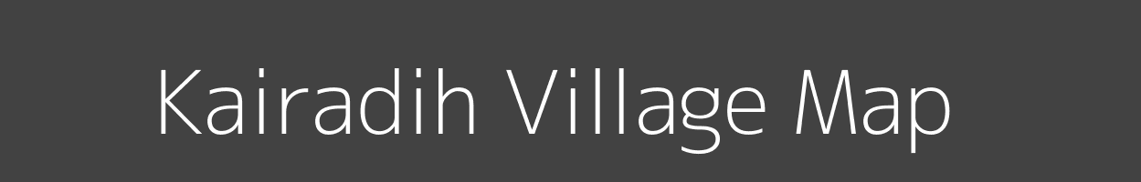 Map of Kairadih Village in Jharkhand Image