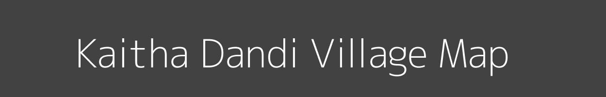 Map of Kaitha Dandi Village in Uttar Pradesh Image