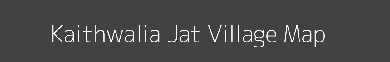Map of Kaithwalia Jat Village in Uttar Pradesh Image