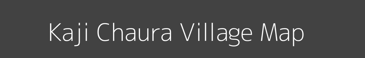 Map of Kaji Chaura Village in Uttar Pradesh Image