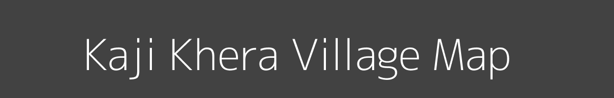 Map of Kaji Khera Village in Uttar Pradesh Image