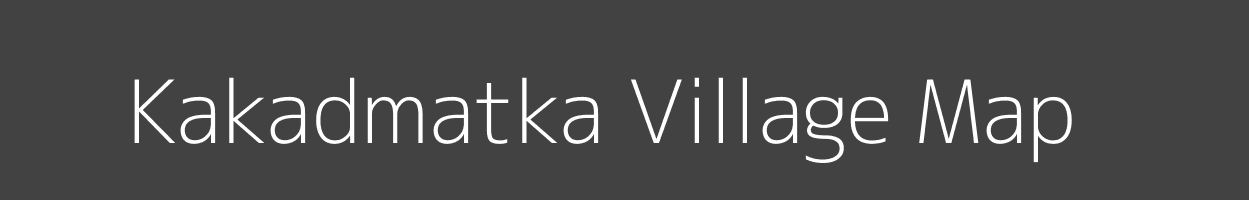 Map of Kakadmatka Village in Madhya Pradesh Image
