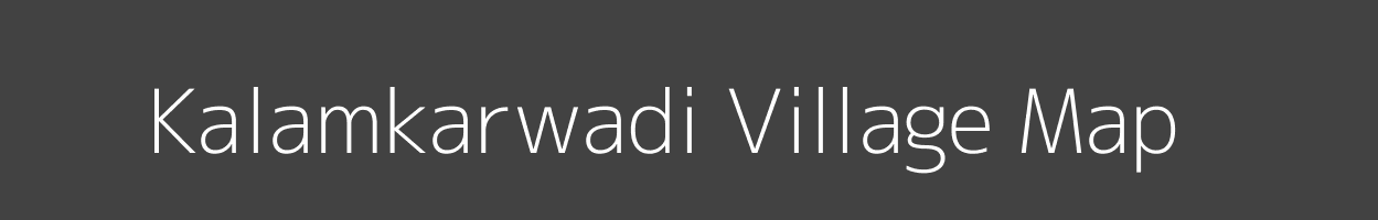 Map of Kalamkarwadi Village in Maharashtra Image