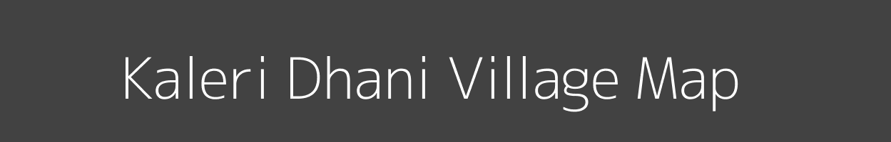 Map of Kaleri Dhani Village in Rajasthan Image