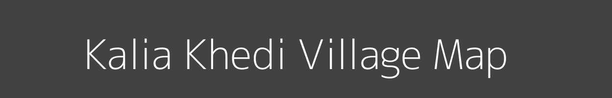 Map of Kalia Khedi Village in Madhya Pradesh Image