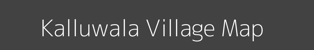 Map of Kalluwala Village in Uttar Pradesh Image