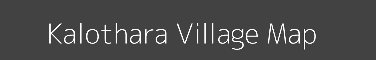 Map of Kalothara Village in Madhya Pradesh Image