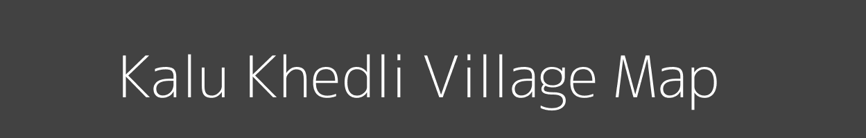 Map of Kalu Khedli Village in Madhya Pradesh Image